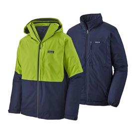 Ski Jas Patagonia Mens 3-in-1 Snowshot Jacket Peppergrass Green
