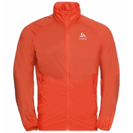 Jas Odlo Men Zeroweight Dual Dry Water Resistant Mandarin Red