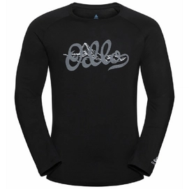 Longsleeve Odlo Concord Black Odlo Mountain Print Herren
