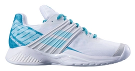 Chaussure de Tennis Babolat Women Propulse Fury Omni Clay White Mint Green
