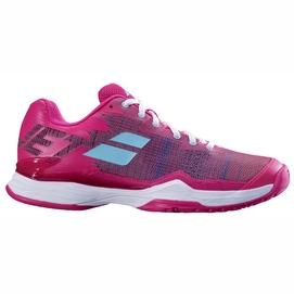 Chaussure de Tennis Babolat Women Jet Mach I Omni Clay Purple Blue Pastel