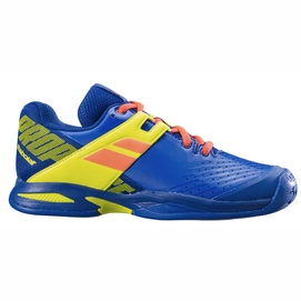 Chaussure de Tennis Babolat Junior Propulse All Court Blue Fluo Aero