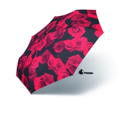 Parapluie Happy Rain Alu Light Rose Rouge