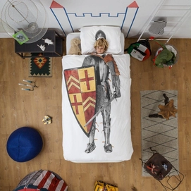 Housse de Couette SNURK Chevalier Percale de Coton