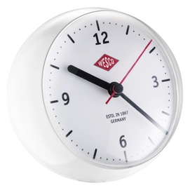 Klok Wesco Mini Wit 12 cm