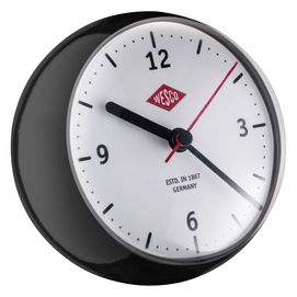 Klok Wesco Mini Zwart 12 cm