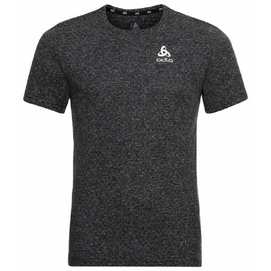 T-shirt de Sport Odlo Men SS Crew Neck Run Easy Linencool Black Melange