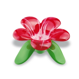 Teesieb Koziol Audrey Gras With Transparent Red/Cotton White