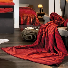 Jacquard Decke Ibena Messina Red Carpet