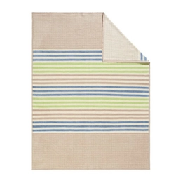 Jacquard Plaid Ibena Messina Gestreept Beige