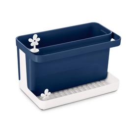 Gootsteenorganizer Koziol Park It Cotton White-Deep Velvet Blue