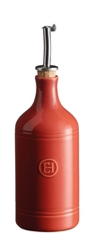 Olie/azijnfles Emile Henry Brique 0.45l (3-delig)