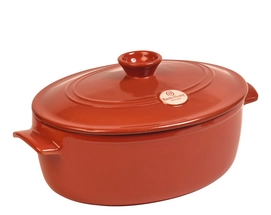 Kookpan Emile Henry Brique (33.5 x 26.5 cm)