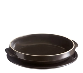 Tarte Tatin Set Emile Henry Fusain Brown (28 cm)