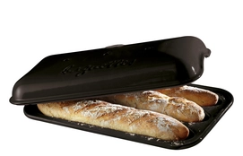 Baguetteform Emile Henry Fusain 390 x 240 mm  (2-teilig)