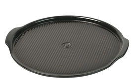 Plaque à pizza Emile Henry Fusain 37 cm