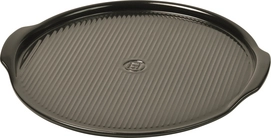 Pizzasteen Emile Henry Fusain Ø320 mm