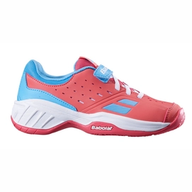 Chaussure de Tennis Babolat Kids Pulsion All Court Pink Sky Blue