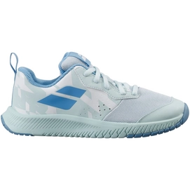 Chaussures de Tennis Babolat Junior Pulsion AC White Honeydew-Taille 35