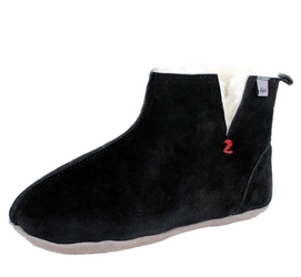Pantoffel Dames BigHorn 3308 Suède Zwart