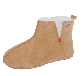 Pantoletten Damen Bighorn 3308 Wildleder Chestnut
