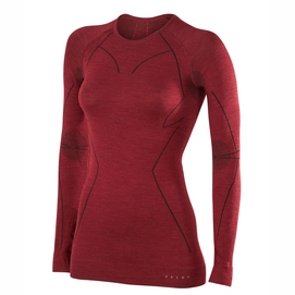 Long Sleeve T-Shirt Falke Women Comfort Wool-Tech Ruby