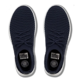 Sneaker FitFlop Uberknit™ Slip-On High Top Waffle Knit Midnight Navy