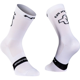 Chaussette de Cyclisme Northwave Eat My Dust Socks White-Pointure 37 - 39