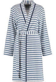 Badjas Cawö 3341 Stripes Women Lichtblauw