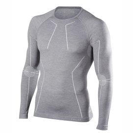 T-shirt à manches longues Falke Men Comfort Wool-Tech Grey Heather-XXL