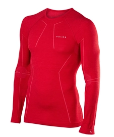 Longsleeve Falke Men Comfort Wool-Tech Hot Chili