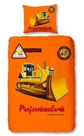 Dekbedovertrek Good Morning Bulldozer Katoen