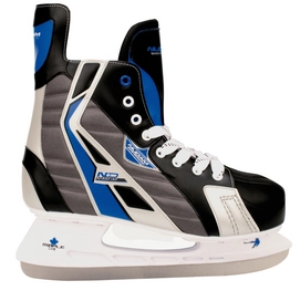 Ice Hockey Skates Nijdam Deluxe Polyester Black Silver