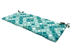 Bankkussen Madison Grids Sea Blue (110 x 48 cm)
