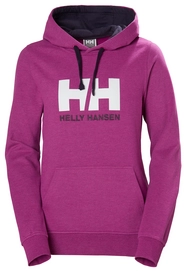 Sweat Helly Hansen Women Logo Hoodie Festival Fuchsia