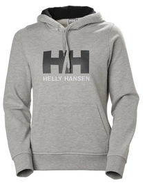 Trui Helly Hansen Women Logo Hoodie Grey Melange