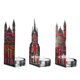 Kaarshouder POLSPOTTEN Waxinelight Churches Red Light (Set van 3)