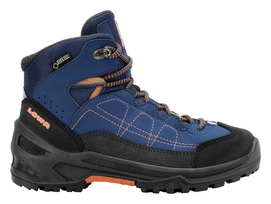 Wandelschoen Lowa Approach GTX Mid Junior Blue Orange