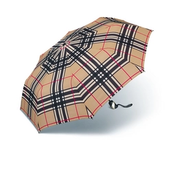 Paraplu Happy Rain Easymatic Ultra Light Checks Camel