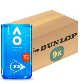 Tennisbal Dunlop Australian Open 2 x 4-Tin (Doos 9x 2/4) 2020