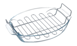 Ovenschaal Pyrex Let's Share Ovaal Transparant 38 x 27 cm