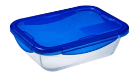 Vershoudbakje Pyrex Cook & Go Rechthoek Transparant (2-Delig)