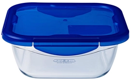 Plat à Four Pyrex Cook & Go Carré avec Couvercle (Set de 2)