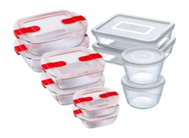 Vershoudbakje Pyrex Cook & Freeze en Cook & Heat Transparant (10-Delig)