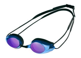 Schwimmbrille Arena Tracks Mirror Unisex Black/Blue Multi/Black