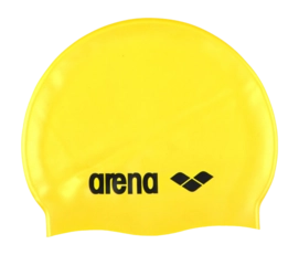 Badmuts Arena Unisex Classic Silicone Swim Cap Yellow/Black
