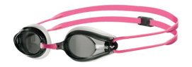 Schwimmbrille Arena Tracks Unisex White/Smoke/Fuchsia