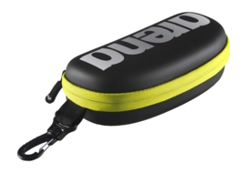 Brillenetui Arena Goggle Case Unisex Black Silver Fluo Yellow
