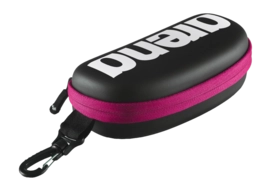 Brillenetui Arena Goggle Case Unisex Black White Fuchsia