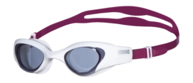Schwimmbrille Arena The One Goggles Damen Smoke White Purple